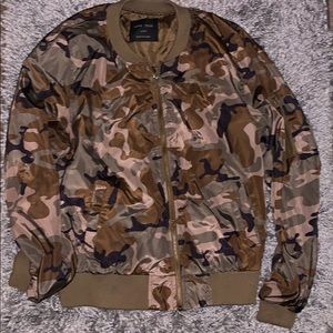 Camo Bomber Jacket